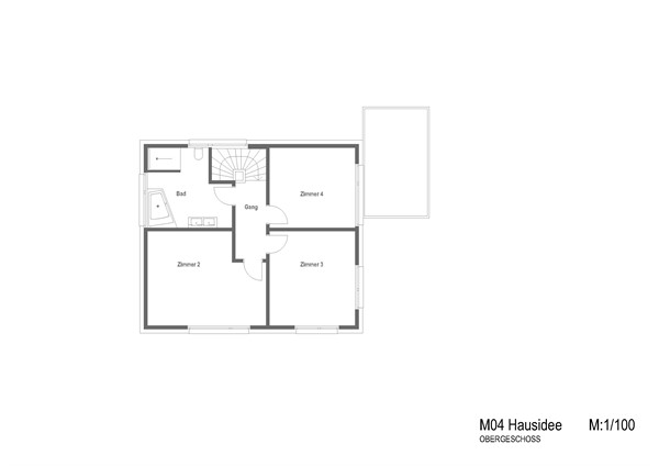 Einfamilienhaus M04 - Obergeschoss