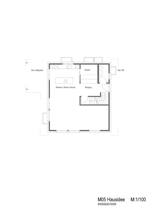 Einfamilienhaus M05 - Erdgeschoss
