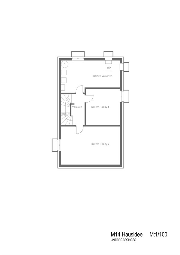 Einfamilienhaus M14 - Untergeschoss